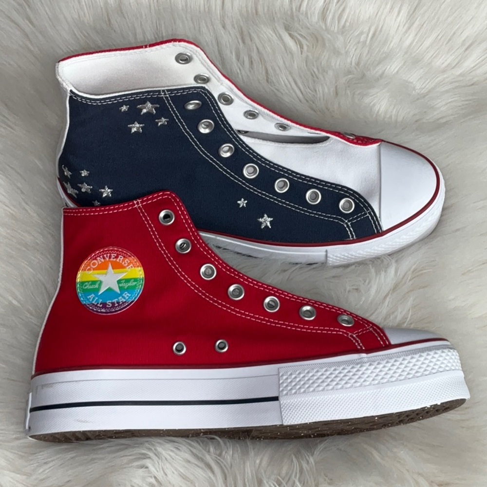 Converse By You Platform High Top Sneaker